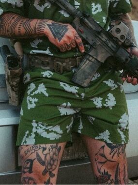 Qilo Tactical Green EDC Short KLMK